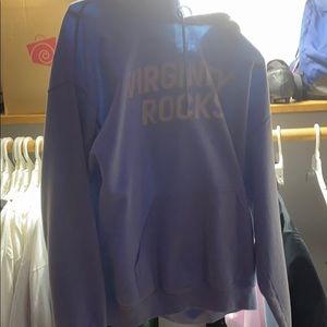 Light Blue Virginity Rocks Hoodie